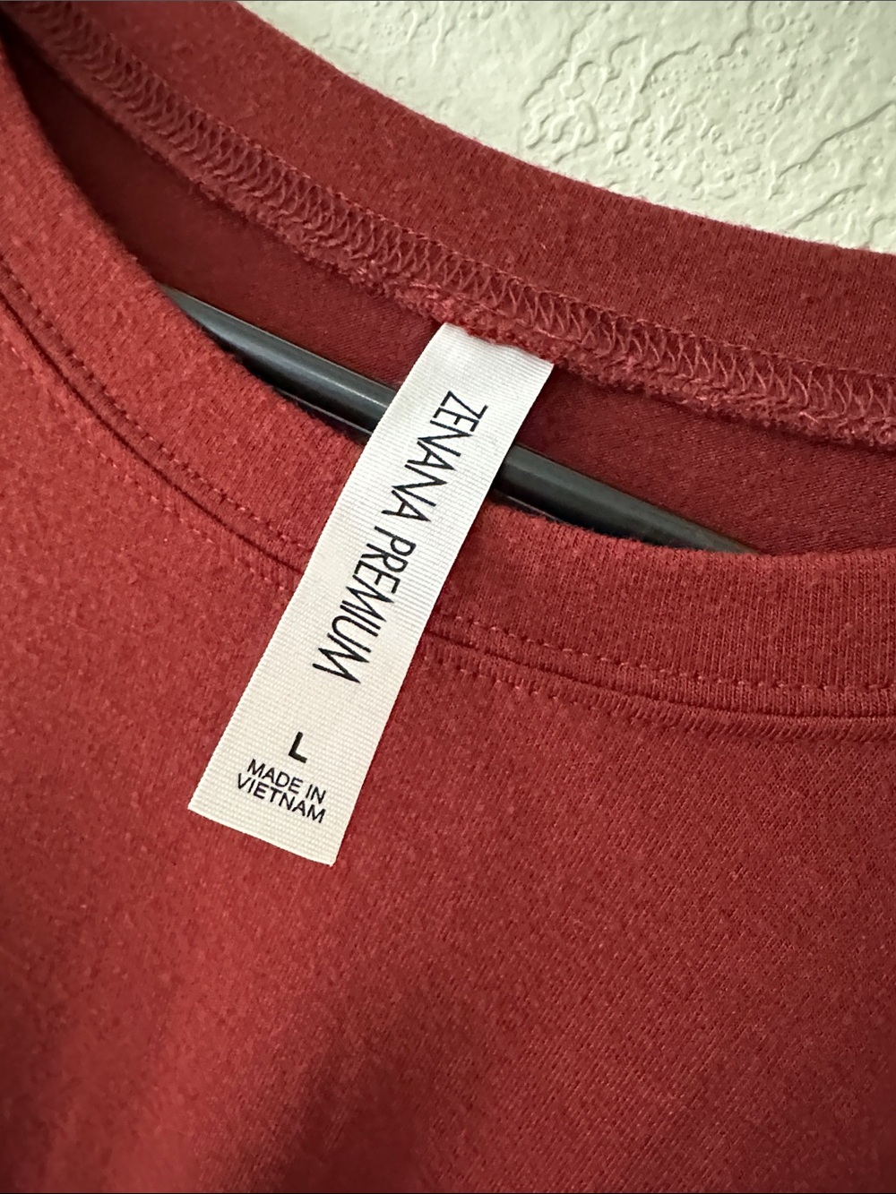 Zenana Outfitters Rust Terracotta Relaxed Longline Tunic Tee - Picture 11 of 12